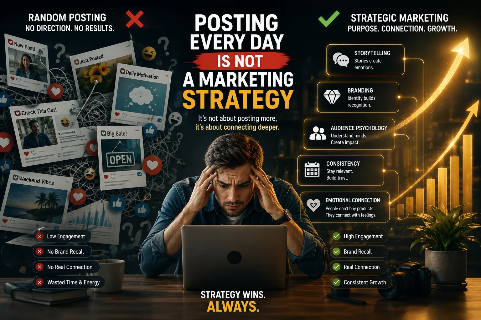 Posting Every Day Is Not a Marketing Strategy